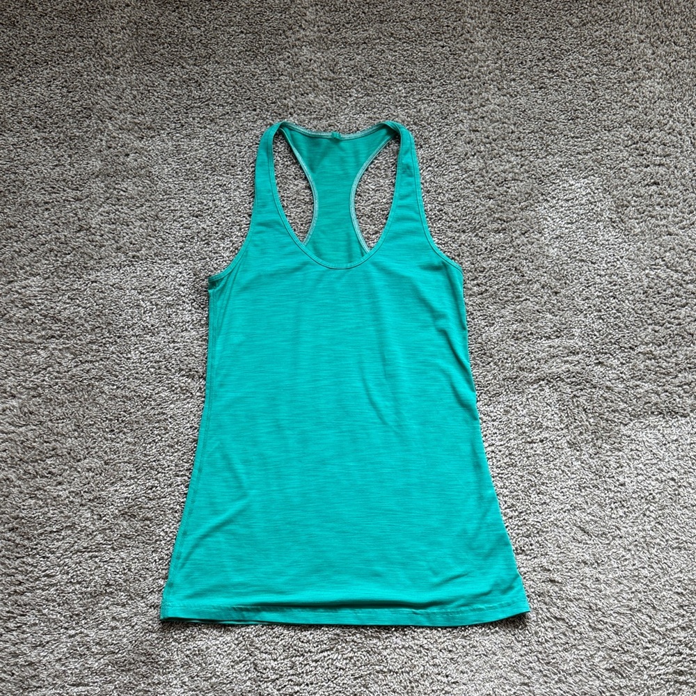 Kirkland Signature Aqua Racerback work out Tank Top